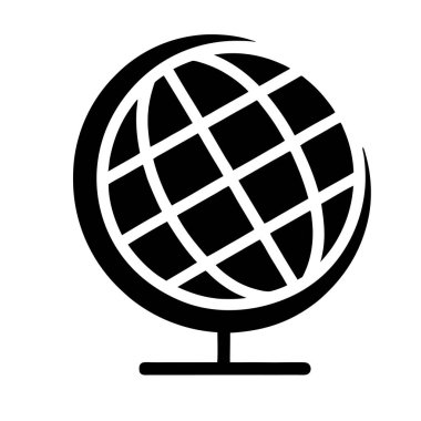 dünya vektör düz simgesi