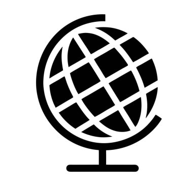 Küresel simge vektör illüstrasyonu