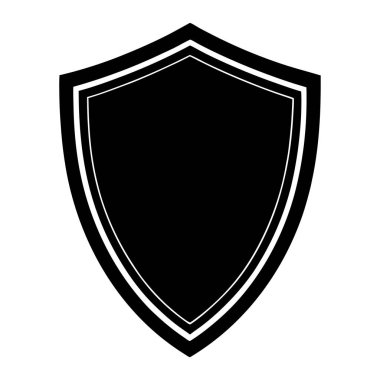 kalkan simgesi, vektör illüstrasyonu