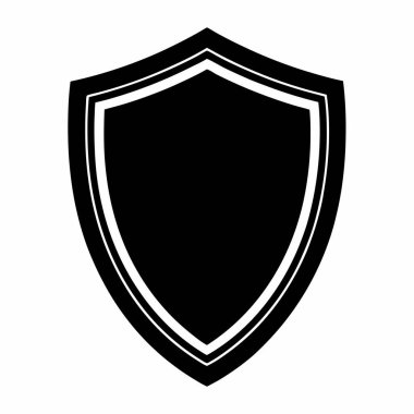 Koruma simgesi, basit vektör çizim