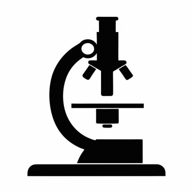 lab mikroskop vektör illüstrasyon tasarımı