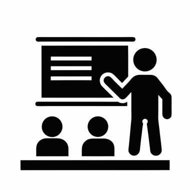 konferans simgesi, vektör biçimi