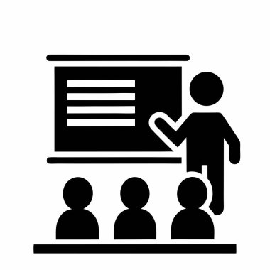 işadamı simgesi silüeti