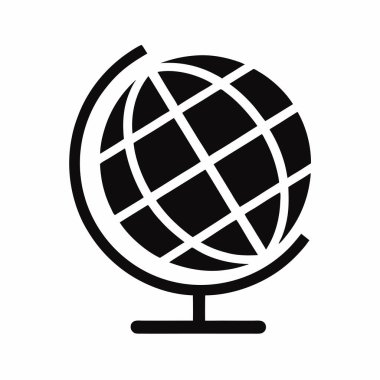 Küresel simge vektör illüstrasyonu