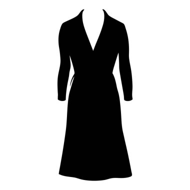 kadın moda siluet vektörü