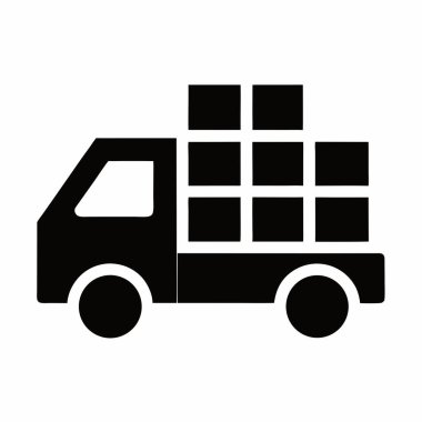 kargo kamyonu simgesini katı bir şekilde teslim et