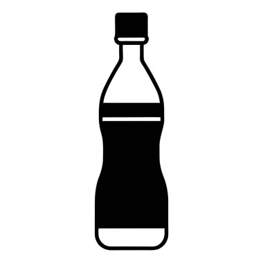 şişe simgesi, vektör illüstrasyonu