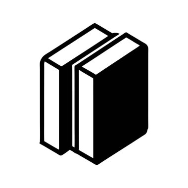 kitap vektörü ince çizgi simgesi