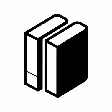 Kitap. Web simgesi basit illüstrasyon