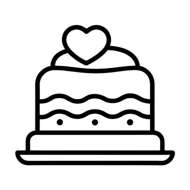 Pasta Vektörü Satırı Simge Tasarımı