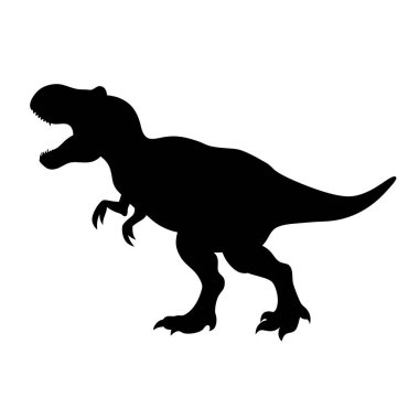 Dinozor ikonu. vektör izole çizimi.