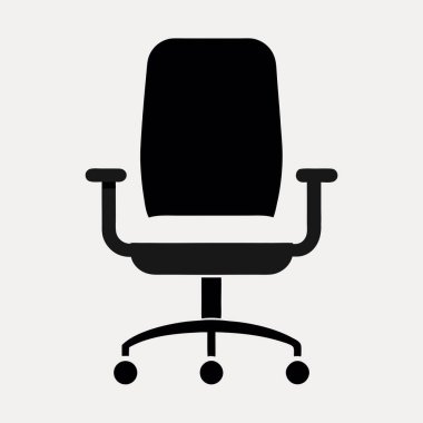 Ofis sandalye simge, basit tarzı