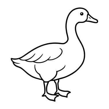 ördek çizgi film simgesi resmi