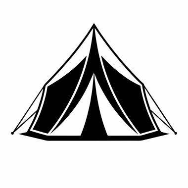 çadır kamp simgesi resmi