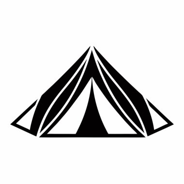 Üçgen simgesi. düz resimleme.