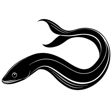 Çizgi film deniz balığının vektör çizimi