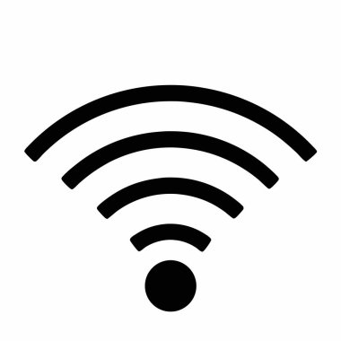 wifi simgesi vektör illüstrasyonu