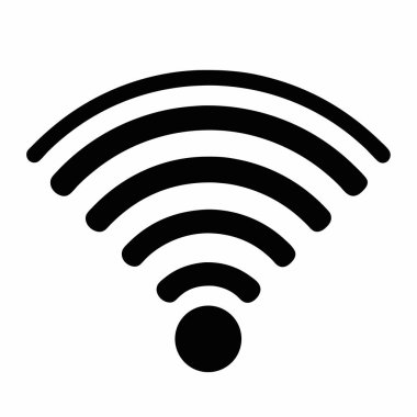 wifi simgesi vektör illüstrasyonu