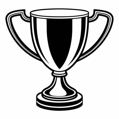 Trophy Kupası simge vektör illüstrasyon izole