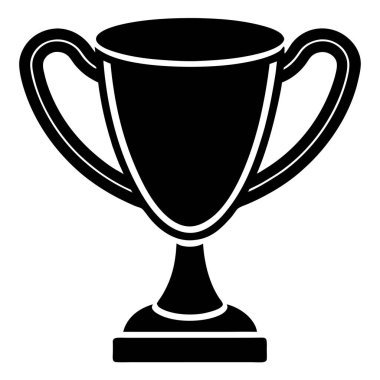 Trophy Kupası simgesi. Trophy Kupası vektör simgesi web için anahat çizimi