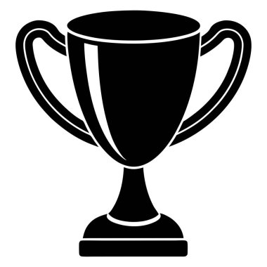 Trophy Kupası simgesi, basit tarzı