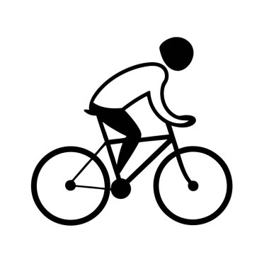 bisiklet sporu silueti