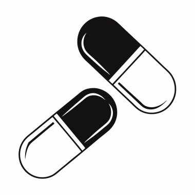 hap vektör çizgisi simgesi