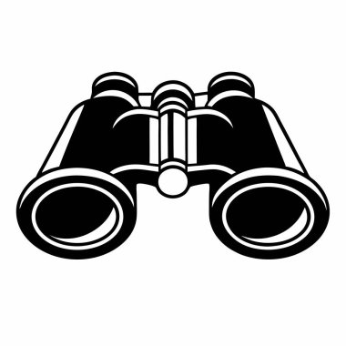 dürbün simgesi, basit tasarım