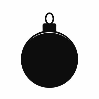 Noel balosu ikonu. vektör illüstrasyonu