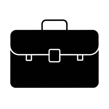 evrak çantası ikonu vektör illüstrasyonu