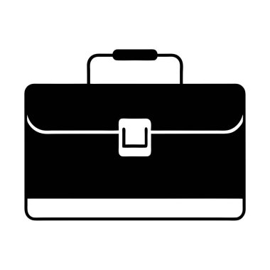 evrak çantası simgesi, vektör illüstrasyonu