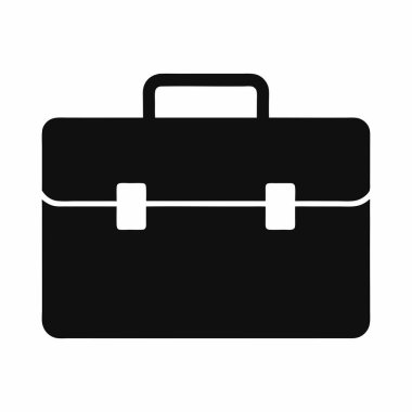 evrak çantası simgesi, simge, vektör illüstrasyonu