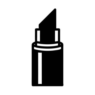 makyaj fırçası ikonu. vektör illüstrasyonu