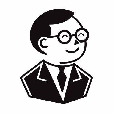 işadamı karakter avatar simge