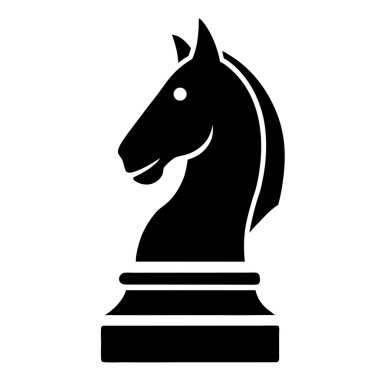 at simgesi, vektör illüstrasyonu