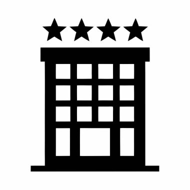 Katı siyah beyaz yıldız simgesi