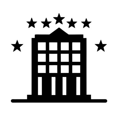 Bina simgesi. vektör illüstrasyonu