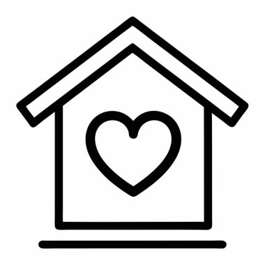 kalp simgesi olan ev, özet biçimi