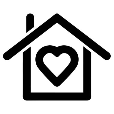 sevgi vektör düz simgesi