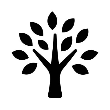 Ağaç. Web simgesi basit illüstrasyon