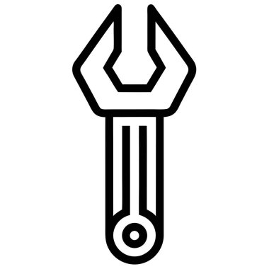 İngiliz anahtarı ve tornavida simgesi, özet biçimi