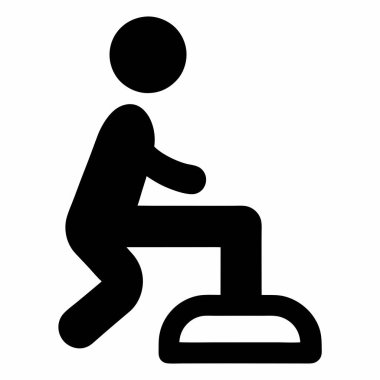 Tekerlekli sandalyede oturan adam, vektör simgesi tasarımı, düzenlenebilir felç.