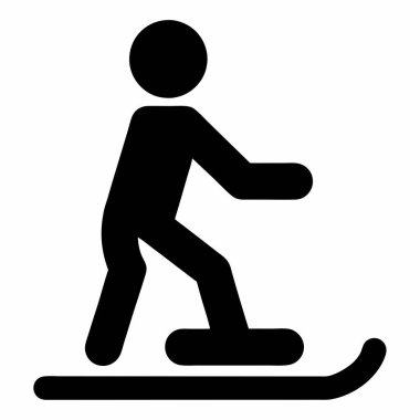 Bir kaykayın vektör illüstrasyonu