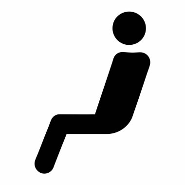 Sandalyede oturan adam.