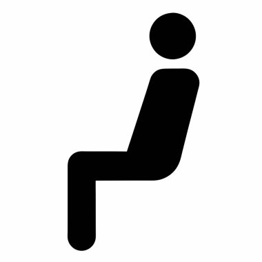 man simgesi vektörü izole edilmiş sembol