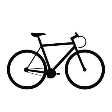 bisiklet ikonu vektör illüstrasyonu