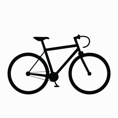 Bisiklet ikonu. vektör illüstrasyonu