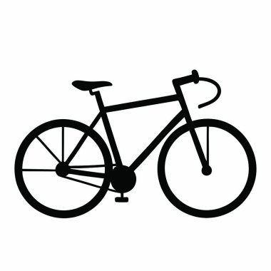 bisiklet ikonu vektör illüstrasyonu