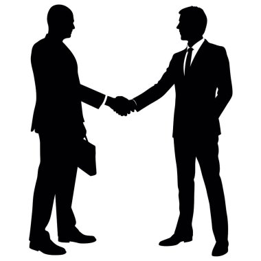 iki kişinin vektör silueti.