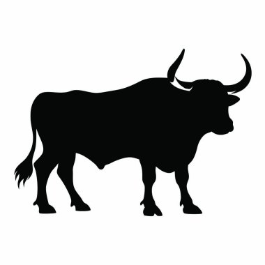 inek simgesi vektör illüstrasyonu